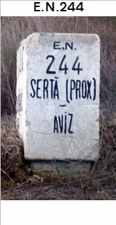 E.N. 244 - E.N.2 - Marmeleiro - Cardigos - Amndoa - Cho de Codes - Mao
 - Belver - Gavio - So Bartolomeu - Escusa - Ponte de Sr - Galveias - Avis